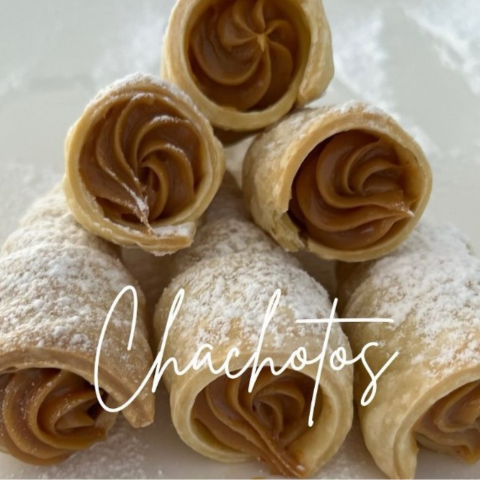 CACHITOS - BISCUIT LIKE PASTRY SHELL WITH MANJAR (MIN HALF DOZEN)