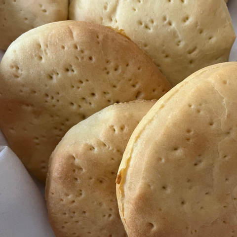 HALLULLAS - CHILEAN FLATBREAD ROUND AND SOFT INSIDE (MIN HALF DOZEN)
