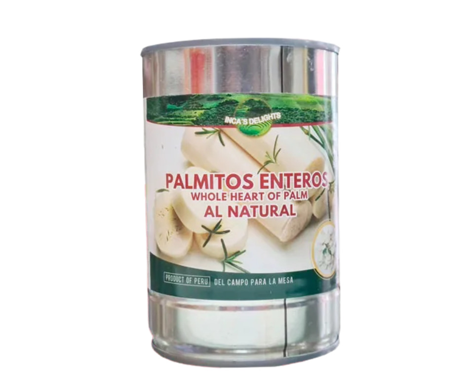 WHOLE HEARTS OF PALM IN BRINE – INCA DELIGHTS – 400G
